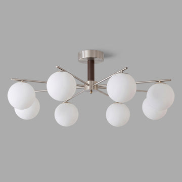 8 heads: D 35.4″ x H 11.8″ / D 90cm x H 30cm