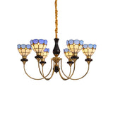 Ramona Stained Glass Chandelier