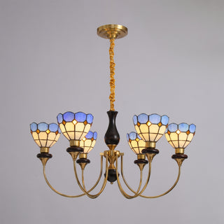 Ramona Stained Glass Chandelier