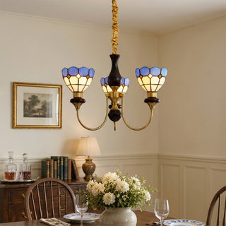 Ramona Stained Glass Chandelier