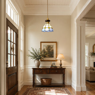 Ramona Stained Glass Mini Pendant