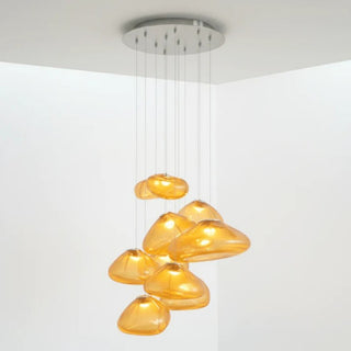 Random Glass Pendant Light