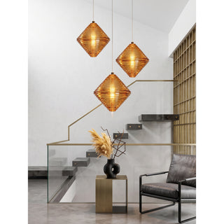 Rhombus Glass Pendant Light