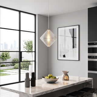 Rhombus Glass Pendant Light
