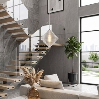 Rhombus Glass Pendant Light