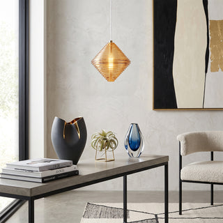 Rhombus Glass Pendant Light