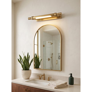 Ridley Brass Linear Wall Sconce