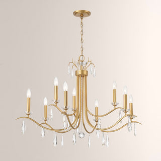 Rollins Crystal 9-Light Chandelier