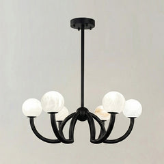 6 armen: D 23.6″ x H 11″ / D 60cm x H 28cm