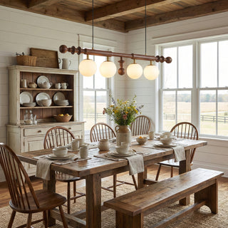 Roman Column Chandelier