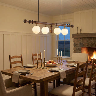 Roman Column Chandelier