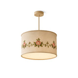 Rosalind Floral Fabric Pendant Lamp