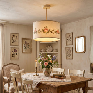 Rosalind Floral Fabric Pendant Lamp
