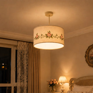 Rosalind Floral Fabric Pendant Lamp