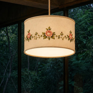 Rosalind Floral Fabric Pendant Lamp