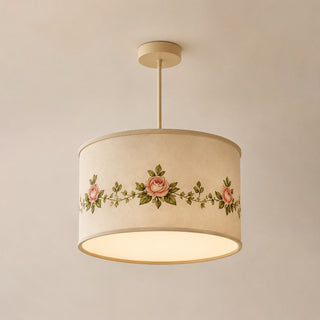 Rosalind Floral Fabric Pendant Lamp