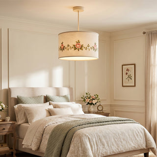 Rosalind Floral Fabric Pendant Lamp