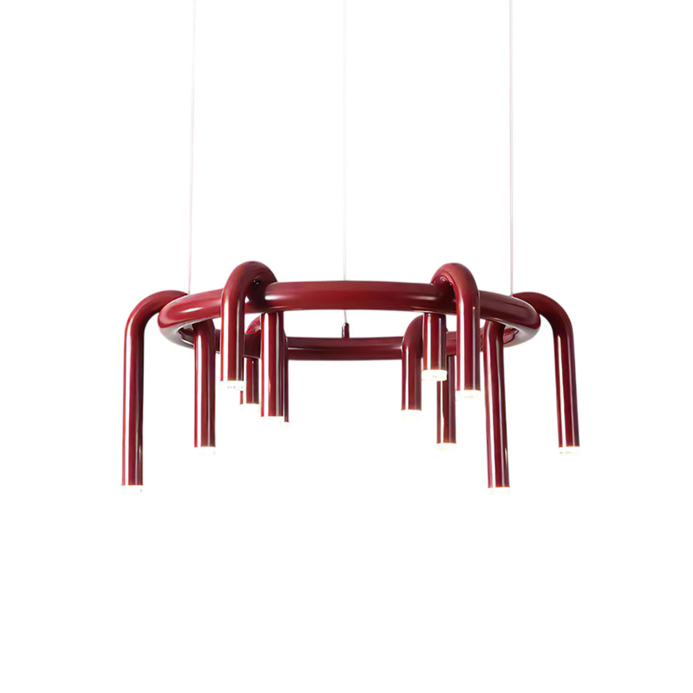 Rosso U-Shaped Chandelier