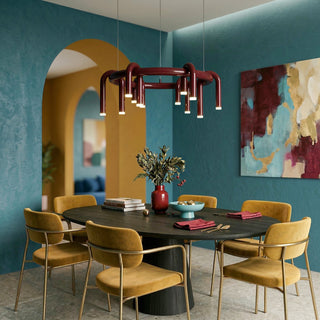 Rosso U-Shaped Chandelier