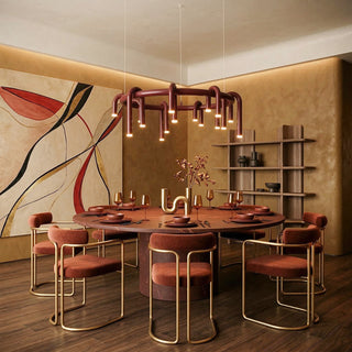 Rosso U-Shaped Chandelier