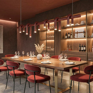 Rosso U-Shaped Chandelier