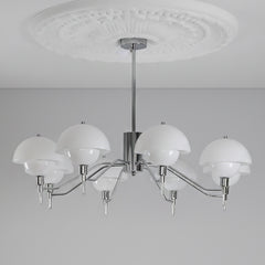 8 lampen: D 100cm x H 29cm