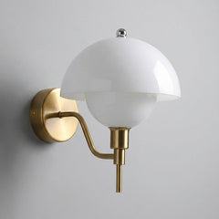 Copper & White Glass