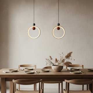 Runde Travertine Pendant Lamp