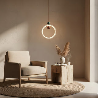 Runde Travertine Pendant Lamp
