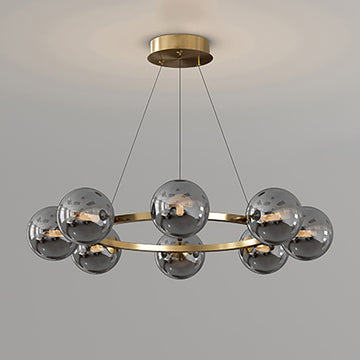 8 heads: D 25.6″ x H 4.7″ / D 65cm x H 12cm