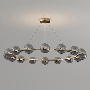16 heads: D 45.3″ x H 4.7″ / D 115cm x H 12cm