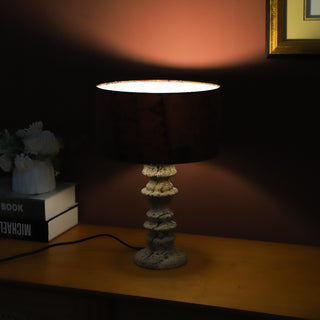 Sahar Travertine Totem Table Lamp