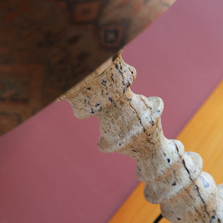 Sahar Travertine Totem Table Lamp