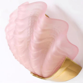 Seashell Glass Wall Sconce