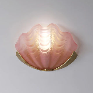 Seashell Glass Wall Sconce