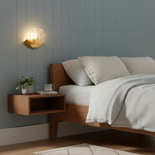 Seashell Glass Wall Sconce