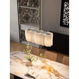 Seraphina Wavy Glass Chandelier