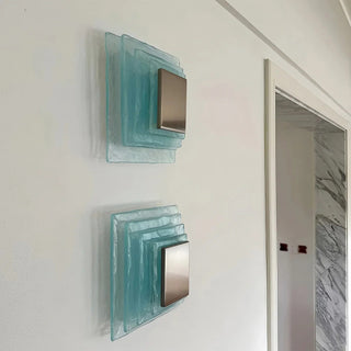 Severin Tiered Ice Glass Sconce