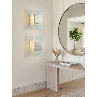 Severin Tiered Ice Glass Sconce