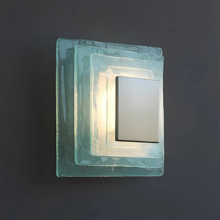 Severin Tiered Ice Glass Sconce