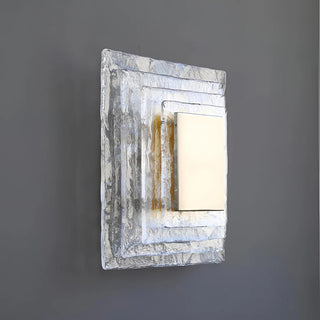 Severin Tiered Ice Glass Sconce
