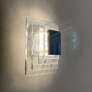 Severin Tiered Ice Glass Sconce