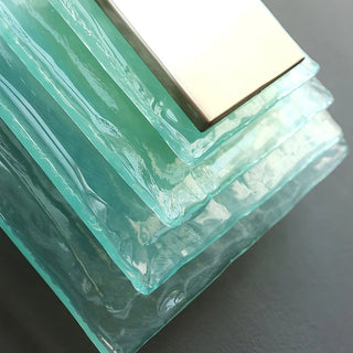 Severin Tiered Ice Glass Sconce