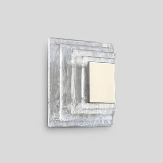 Severin Tiered Ice Glass Sconce