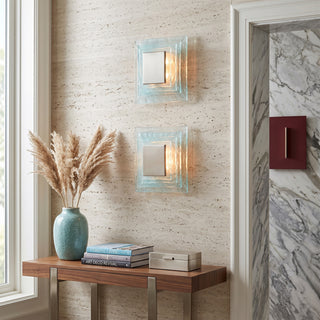 Severin Tiered Ice Glass Sconce