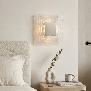 Severin Tiered Ice Glass Sconce
