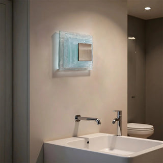 Severin Tiered Ice Glass Sconce