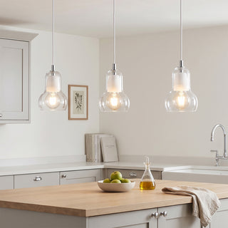 Silhouette Nested Glass Pendant Lamp