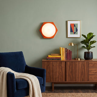 Solarix Pop-Art Hexagon Sconce