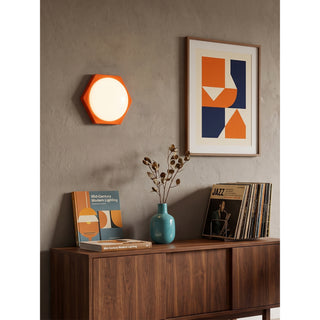 Solarix Pop-Art Hexagon Sconce